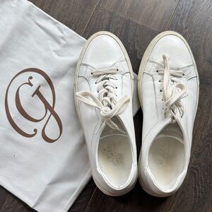 White Leather Made in Italy Sneakers